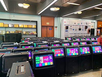 爵士龍家庭卡拉OK音響生產(chǎn)車間